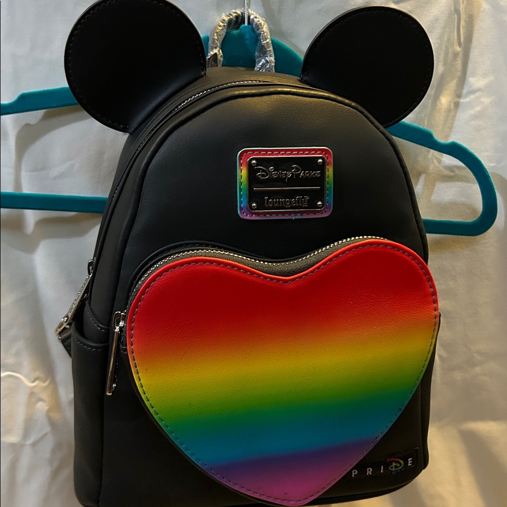 Disney Pride Small Faux Leather Backpack